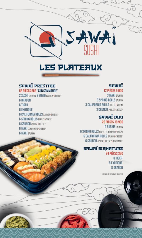 Sawai sushi - Menu Image 2